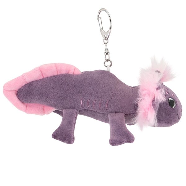 Мягкая игрушка ORANGE TOYS Аксолотль фиолетовый 16 см с метал. кольцом ORT-OT9004/16