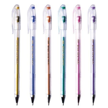 Набор гелевых ручек Crown "Hi-Jell Metallic" 6 шт 6 цв 0.7 мм, металлик, ПВХ уп., европодвес RE-HJR-500GSM/6 Набор гелевых ручек Crown "Hi-Jell Metallic" 6 шт 6 цв 0.7 мм, металлик, ПВХ уп., европодвес RE-HJR-500GSM/6