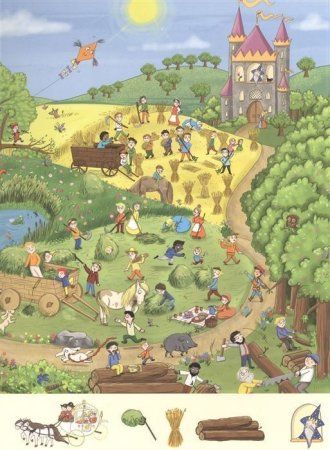 Книга: Сказки братьев Гримм. Виммельбух MIF-695929 Книга: Сказки братьев Гримм. Виммельбух MIF-695929