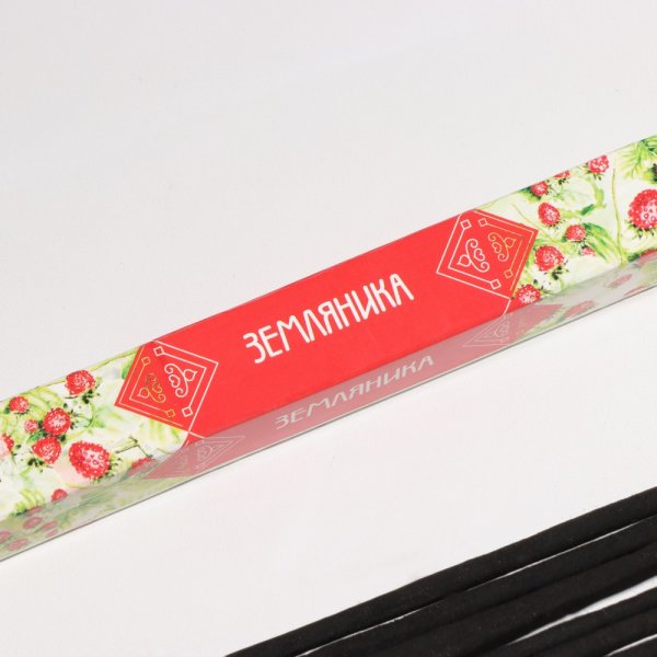 Благовония "Дыхание природы Земляника" 8 палочек SIM-4887780