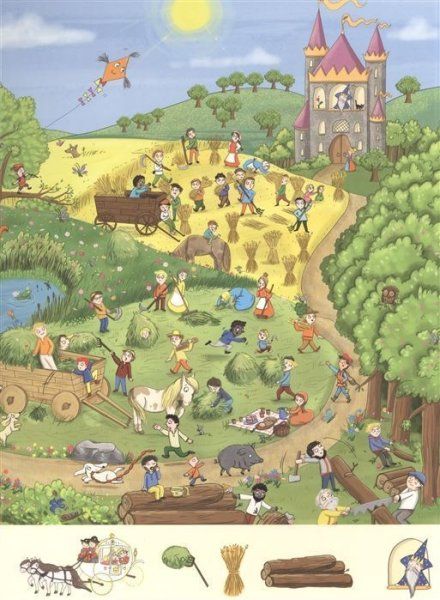Книга: Сказки братьев Гримм. Виммельбух MIF-695929