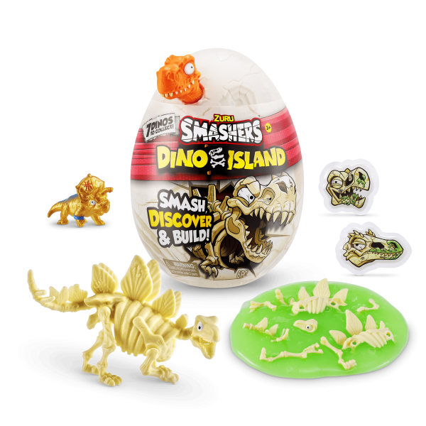 Игрушка ZURU Smashers "Dino Island" Nano Egg, в ассортименте IT-7495SQ1