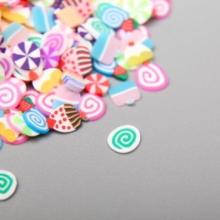Декор для творчества пластик "Леденцы" 20 г МИКС SIM-6248869