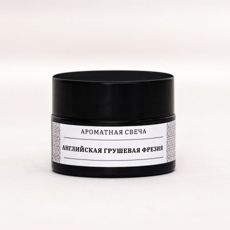 Свеча ароматическая в банке "Английская груша и фрезия" 12 г SIM-9485079