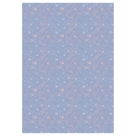 Упаковочная бумага глянцевая MESHU "Grace twigs" 1л. 70 x 100 см 80 г/м2, ассорти, 1 шт RE-MS_62830