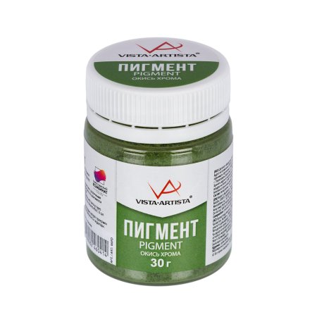Пигмент сухой VISTA-ARTISTA 30 г окись хрома VAPD-41
