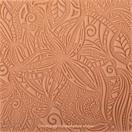 Текстурный лист CRAFT&CLAY 90 x 90 мм №09 Тропики TSN-09 Текстурный лист CRAFT&CLAY 90 x 90 мм №09 Тропики TSN-09