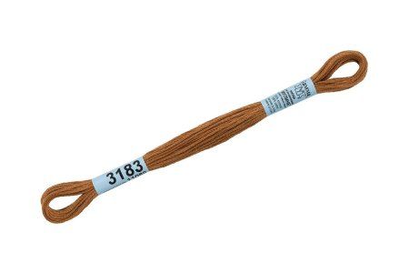 Нитки для вышивания GAMMA мулине (3173-6115) 8 м №3183 т.т.горчичный MG-3183