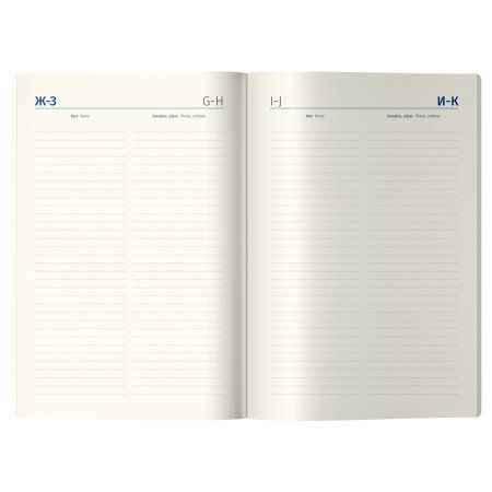 Ежедневник недатированный A5 136л. Berlingo "Glyph" кожзам, желтый срез, с рисунком RE-UD2_01S11