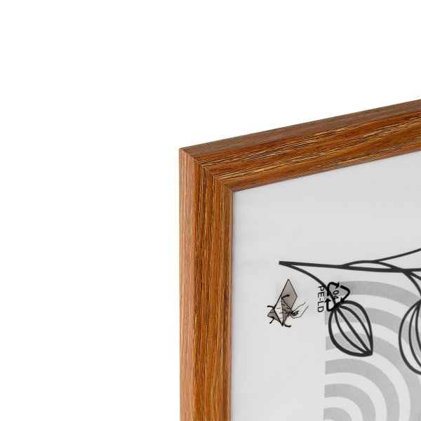 Рамка деревянная (МДФ) OfficeSpace 30 x 40 см №1 небьющееся стекло, мокко RE-FPmdf_67160