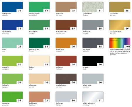 Тонированная бумага FOLIA 130 г/м², 50×70 см, 1 лист