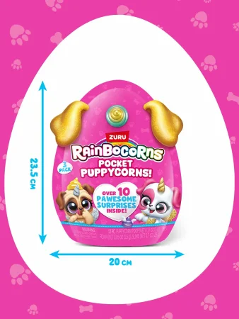 Игровой набор-сюрприз ZURU Rainbocorns Pocket Puppycorn S1 с акс. в ассортименте, малый IT-9285 Игровой набор-сюрприз ZURU Rainbocorns Pocket Puppycorn S1 с акс. в ассортименте, малый IT-9285