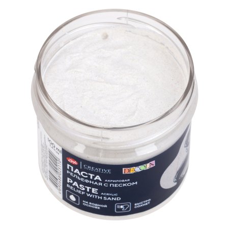 Паста акриловая рельефная DECOLA 100 мл с песком NP-5827977