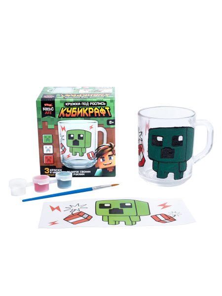Набор для росписи на кружке Magic ART "Кубикрафт" KOR-05953