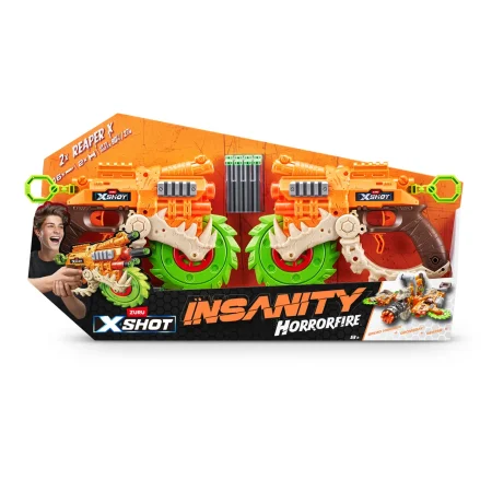 Игровой набор ZURU X-Shot INSANITY Хоррорфайр Рипер Х ДУО (2 бластера, 16 снарядов) IT-36731