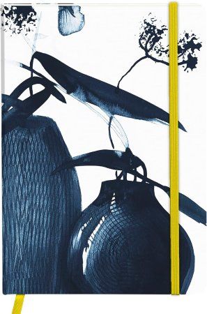 Блокнот CLAIREFONTAINE Inkebana A5 90 г/м2 64 л, в линейку, мягк.обл., на резинке, ассорти RH-115931C