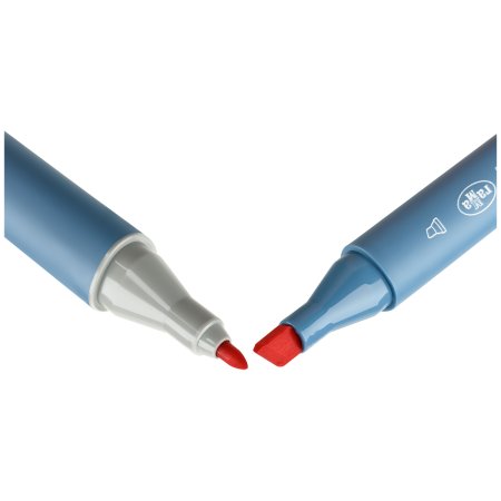 Набор двусторонних маркеров для скетчинга ГАММА "Студия" 36 цв, основные цвета, пуля/скошен, пластик кейс RE-1204P_36