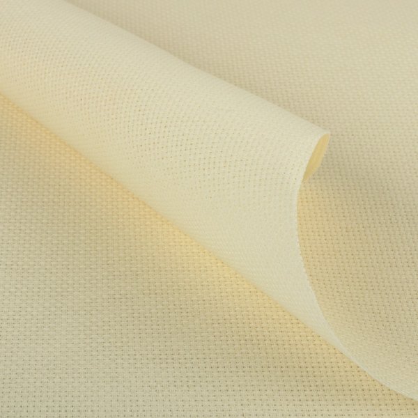 Канва GAMMA Aida №14 100% хлопок 1 шт 30 x 40 см ± 2 см кремовый K04-30-40-C