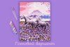 Набор для раскрашивания по номерам (холст на подрамнике) ФРЕЯ 50 х 40 см "Лиловый пейзаж" PNB/PL-189