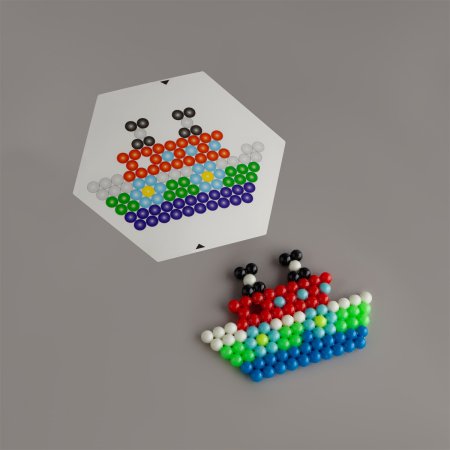 Аквамозаика ТРИ СОВЫ "Транспорт" 12 x 12 см набор инструментов, трафареты, картонная коробка RE-AQB_54290