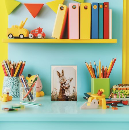 Кристальная (алмазная) мозаика ФРЕЯ мини-картина "Мамина нежность" 14 х 19.5 см ALVS-059