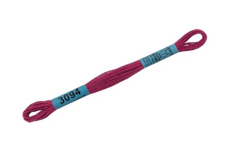 Нитки для вышивания GAMMA мулине (3071-3172) 8 м №3094 св.сливовый MG-3094