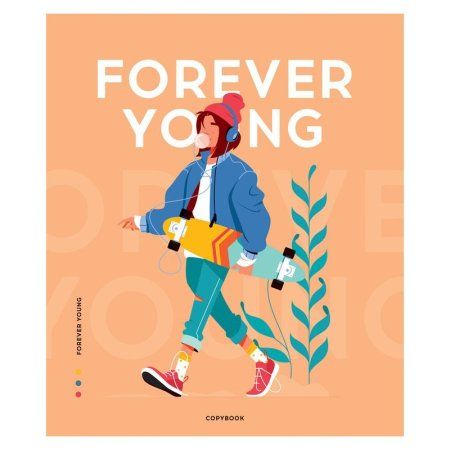 Тетрадь 96л. A5 клетка ArtSpace "Стиль. Forever young" RE-Т96к_45907