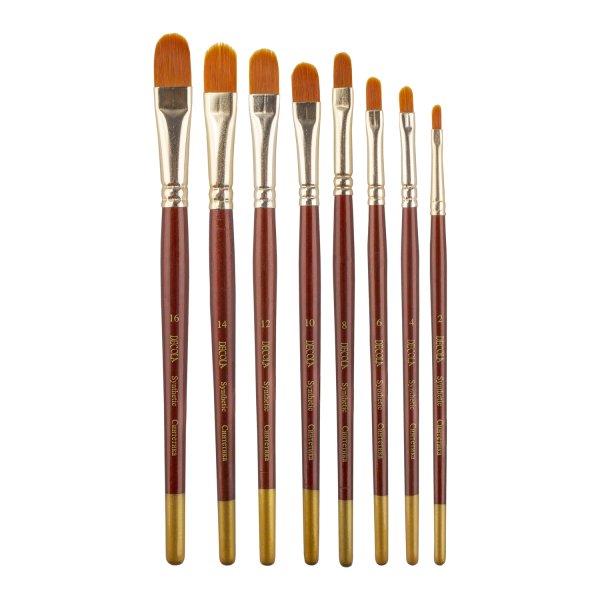 Кисть синтетика DECOLA овальная 1 шт, 14 мм №16 NP-2177716