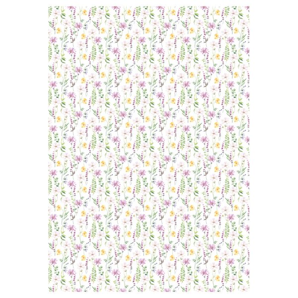 Упаковочная бумага глянцевая MESHU "Bouquet" 1л. 70 x 100 см 80 г/м2, ассорти, 4 дизайна RE-MS_62822