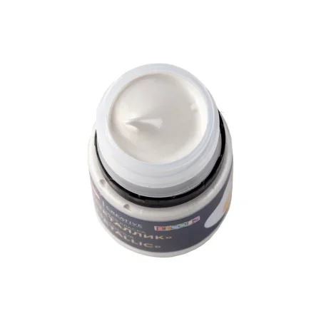 Краска акриловая DECOLA металлик, банка 20 мл, 961 Светлое серебро NP-4926961