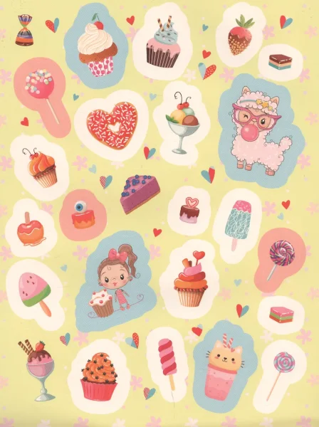 Сто наклеек. Самые вкусные наклейки ROS-37302