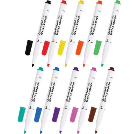 Набор маркеров для ткани Centropen "Textil Marker 2739" 10 цв 1.8 мм, картон. уп., европодвес RE-527391001
