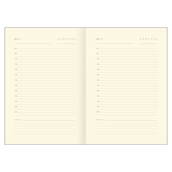 Ежедневник недатированный A5 136л. Greenwich Line "Mesmerize journal. Eternal" кожзам, тон. блок, фольгир. срез RE-ENA5_53254