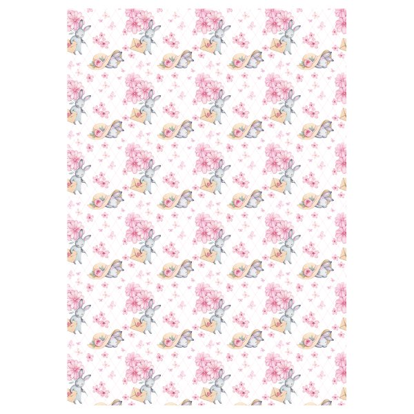 Упаковочная бумага глянцевая MESHU "Tenderness" 1л. 70 x 100 см 80 г/м2, ассорти, 5 дизайнов RE-MS_62804