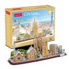 3D пазл CubicFun Серия "CityLine" Барселона, 186 деталей UT-MC256h