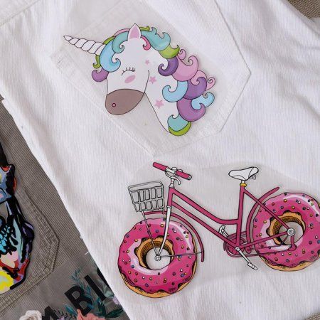 Термотрансфер GAMMA №02 1 шт 12 x 18 см "Фламинго" M-214