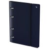 Тетрадь на кольцах 120л. A5 BG "Base" пластиковая обложка, синий, с резинкой RE-ТТ5к120_пл_63244