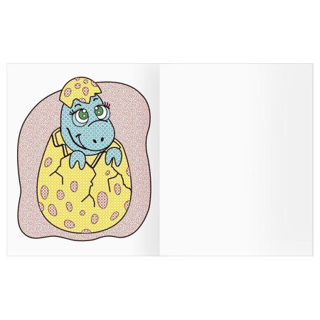 Раскраска водная 200 x 250 мм ТРИ СОВЫ "Раскрась водой. Динозавры" 8 стр. RE-PvА4_56504