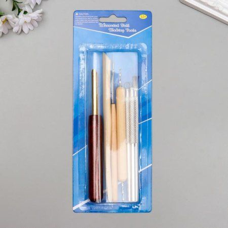 Инструменты для творчества (набор 7 шт) 14 см 20.8 x 8 см дерево, металл SIM-2291527 Инструменты для творчества (набор 7 шт) 14 см 20.8 x 8 см дерево, металл SIM-2291527