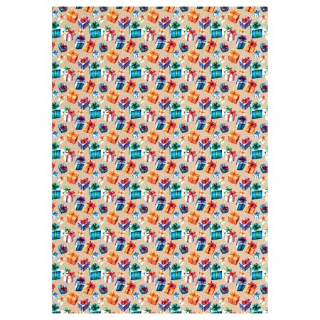 Упаковочная бумага глянцевая MESHU "Happy birthday" 1л. 70 x 100 см 70 г/м2, ассорти, 4 дизайна RE-MS_62814