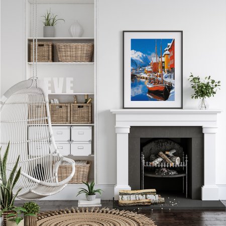 Пазл 1000 элементов ФРЕЯ "Красочная Норвегия" PZL-1000/93