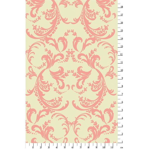 Ткань для пэчворка PEPPY ВИКТОРИАНСКИЕ РОЗЫ 50 x 55 см 146 ± 5 г/м2 100% хлопок ВР-22 розовый