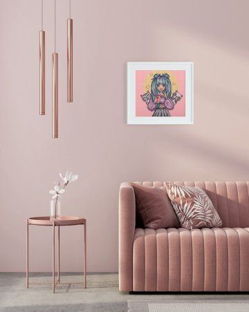 Набор для вышивания KLART "Розовое настроение" 19 х 19 см 8-557 Набор для вышивания KLART "Розовое настроение" 19 х 19 см 8-557