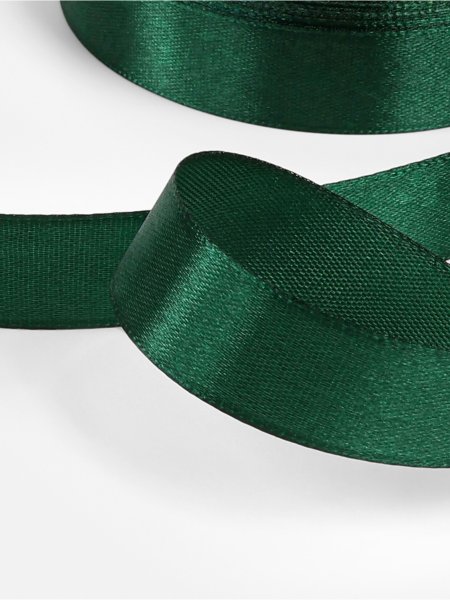 Лента атласная 20 мм x 23 ± 1 м, №128 тёмно-зелёный SIM-1218251