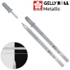 Ручка гелевая SAKURA Gelly Roll Metallic Серебро MPXPGB-M-553