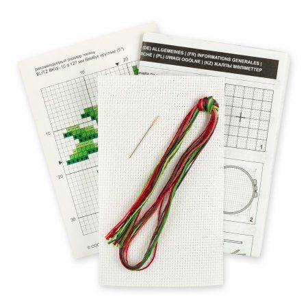 Набор для вышивания KLART "Рябинка" 9 x 9 см 12-041