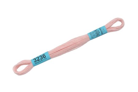 Нитки для вышивания GAMMA мулине (3173-6115) 8 м №3236 розовый MG-3236