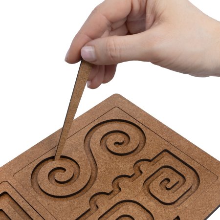 Нейропсихологический тренажер "Межполушарные доски", со съёмными трафаретами KOR-05893