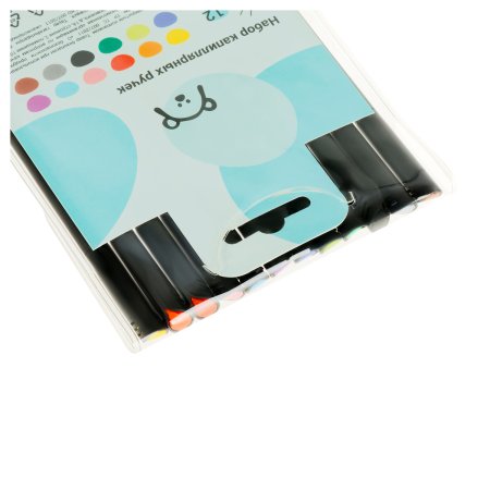 Набор капиллярных ручек MESHU 12 цв 0.4 мм, европодвес RE-MS_53578