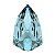 Стразы "Сваровски" 4707 цветн. 18.7 х 11.8 мм кристалл 1 шт голубой (aquamarine 202) 4707-202